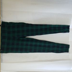 High rise plaid Old Navy leggings size M
